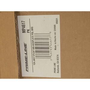 Prime-Line New brass 34" door kick plate